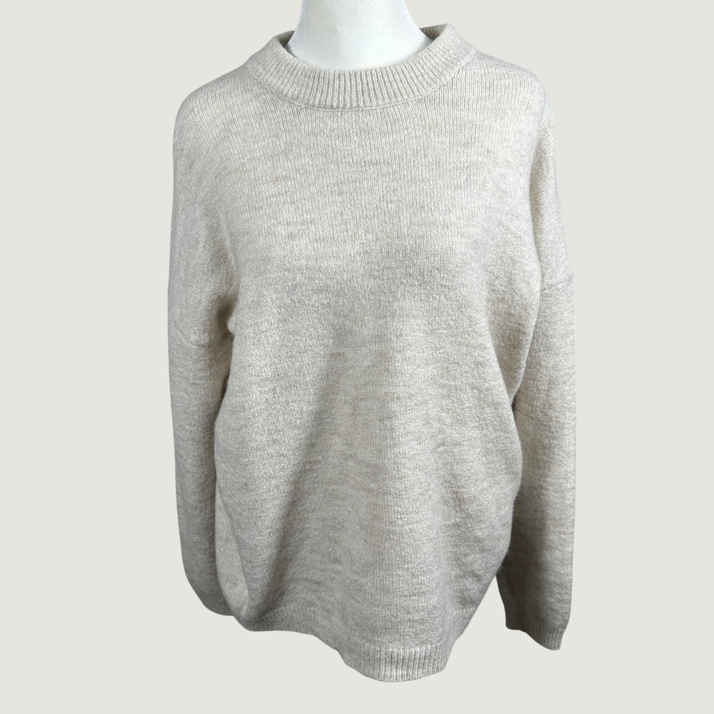 Urban Outfitters Sweater Womens Small Beige Wool Alpaca Blend Knit
